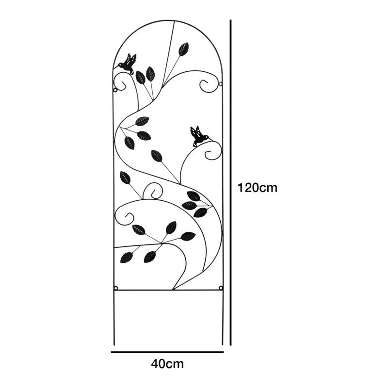 120cm H x 40cm W Metal Arched