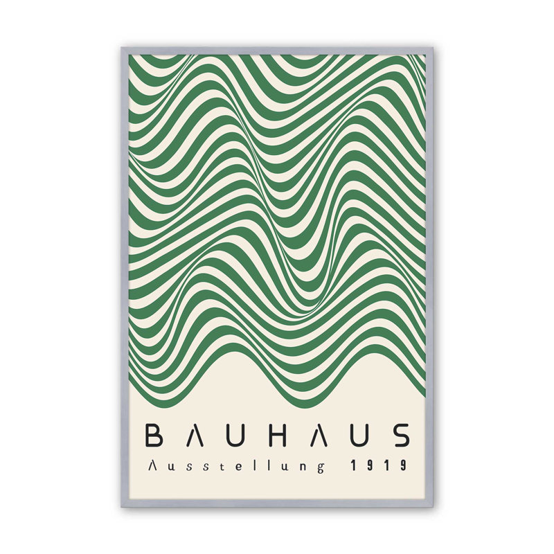 Bauhaus Curves in Motion, Cadre simple en chrome poli poli, H 17,25 po x l 13,25 po