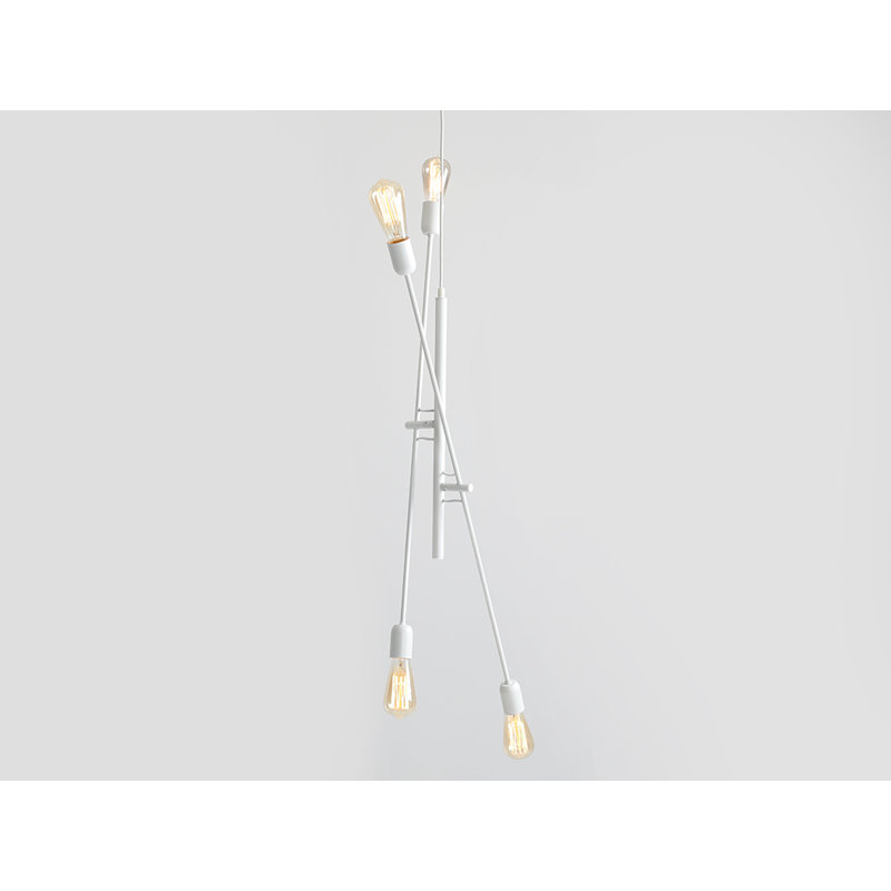 Allegra 4 - Light Unique/Statement Pendant, White