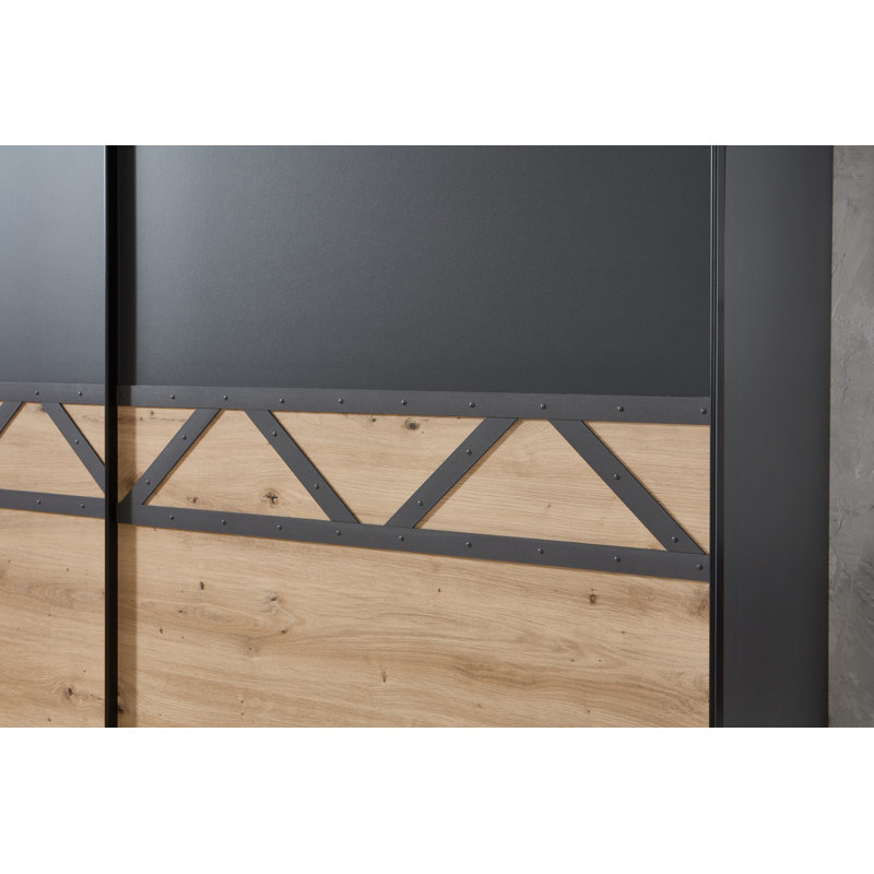 Airianna 2 Door Manufactured Wood Wardrobe