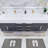 Ridley 71'' Double Bathroom Vanity with Acrylic Top-2093255437-2089370661
