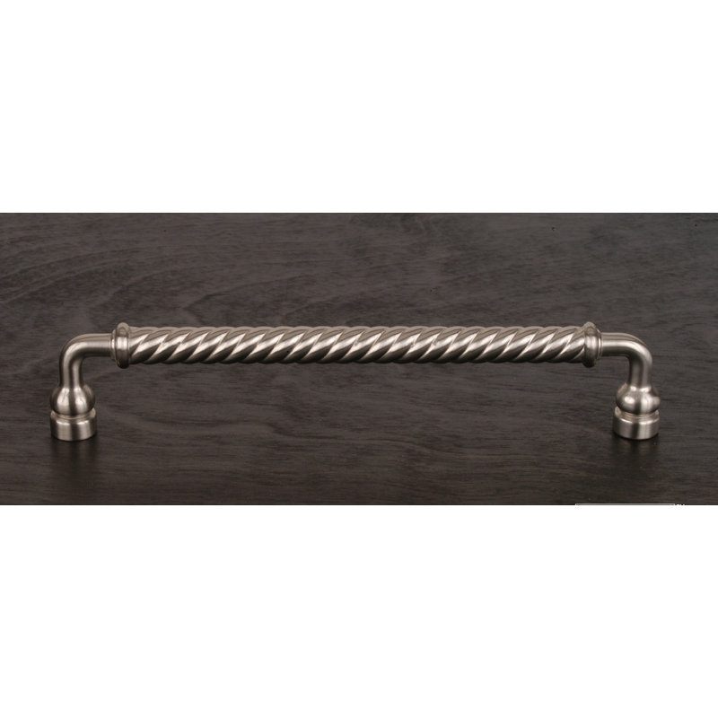 8'' Satin Nickel Twisted Handle Appliance Pull