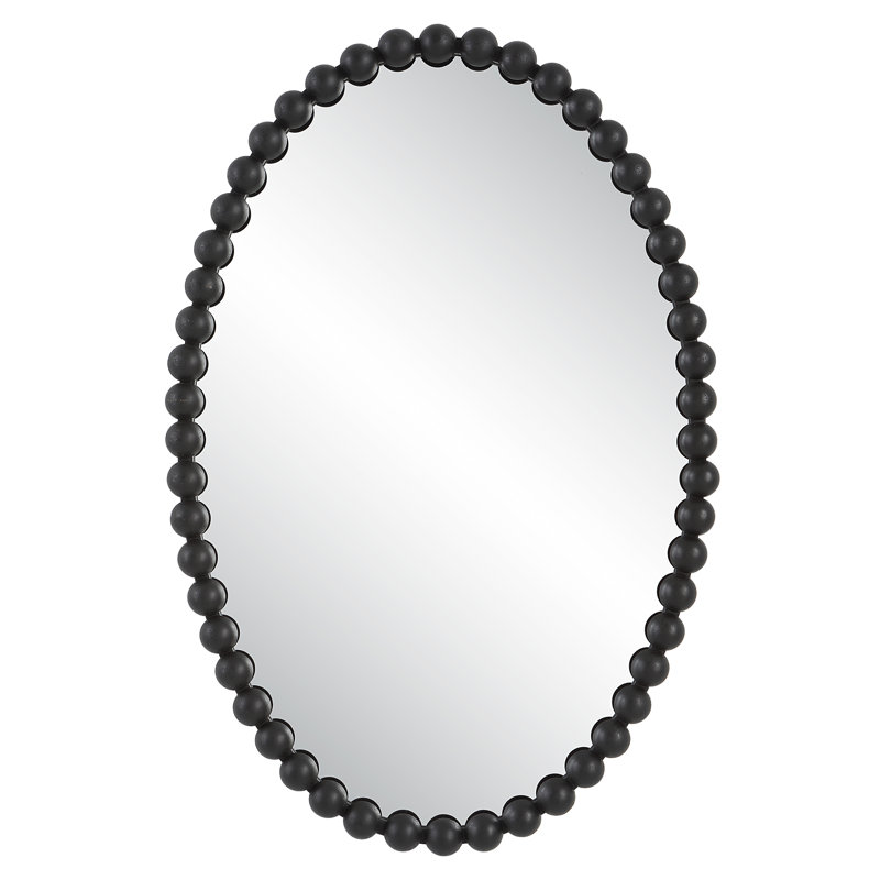 Miroir d'appoint Sanne, Noir