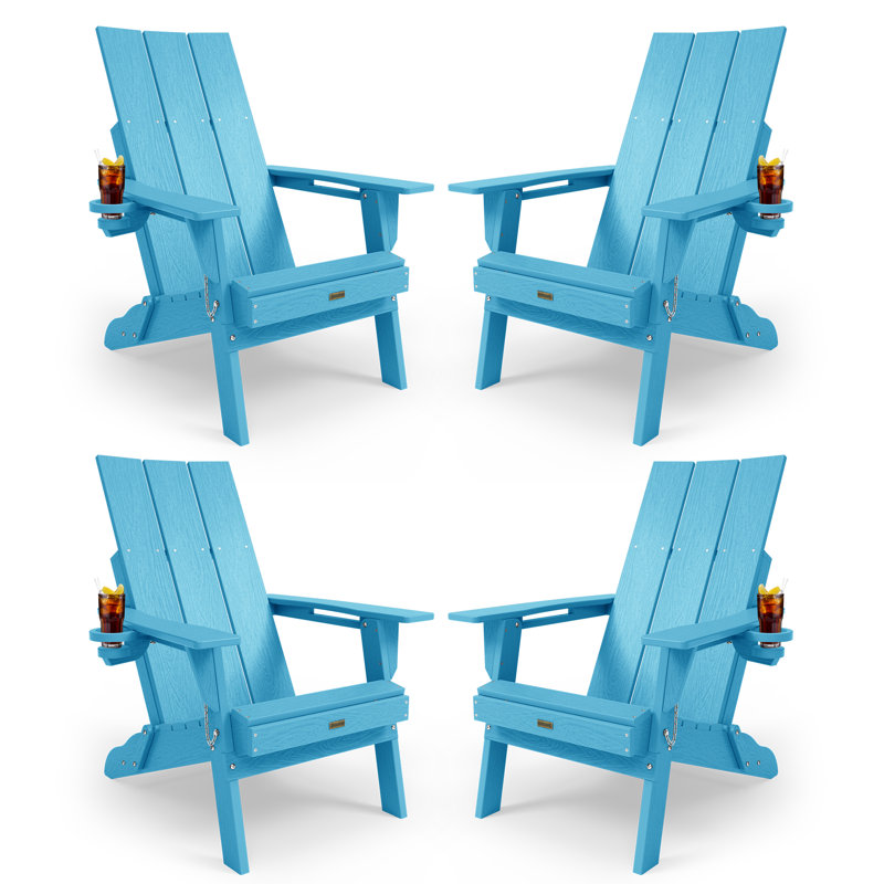 Outdoor Adirondack Chair, Blue
