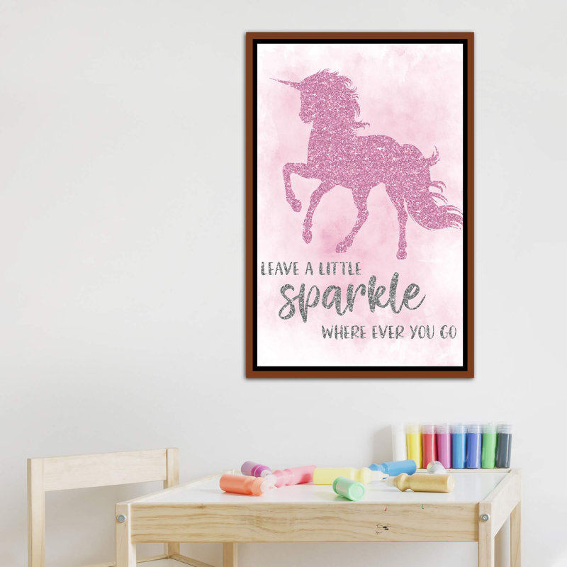 Art sparkle, H 40 po x l 26 po x P 1,5 po, Toile avec cadre en bois classique