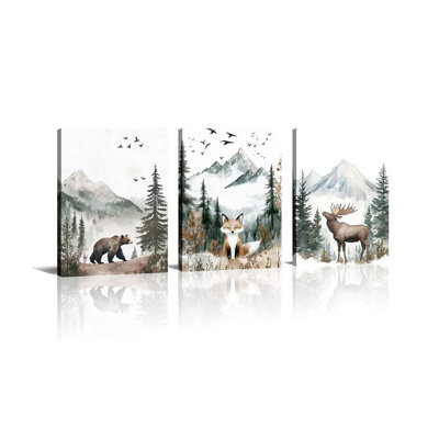 3 Piece Wrapped Canvas Print
