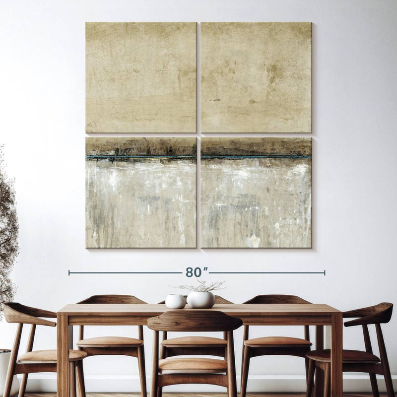 Blue Line II, 74" H x 74" W