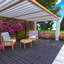 Paquet de 44 tuiles de terrasse emboîtables, installation facile, carreaux de plastique résistants aux intempéries et nécessitant peu d'entretien pour le porche, la piscine, le balcon, la cour et l'intérieur-115256595