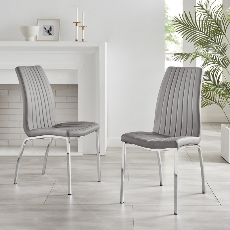 Chaise de salle à manger Simsbury, Gris