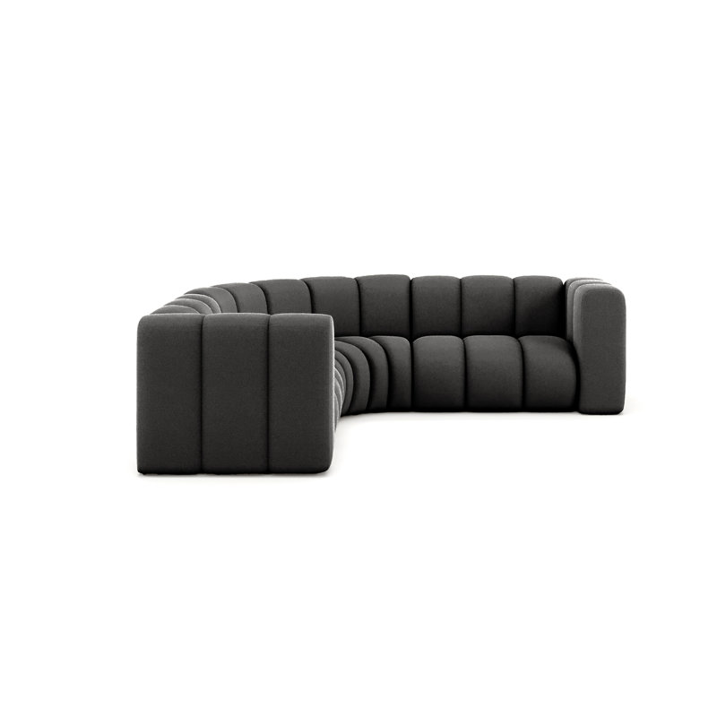 3 Seater Velvet Corner Sectional