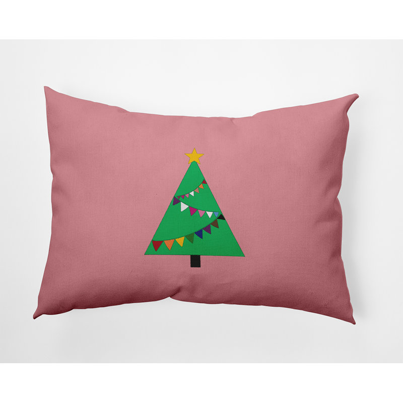 Reversible Throw Pillow, 14" x 20", Rectangular