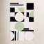 Felipe Green Black White Hand-Tufted Wool Rug