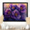 Fleurs de pivoines dorées lavande Serenity II - pivoines, art mural