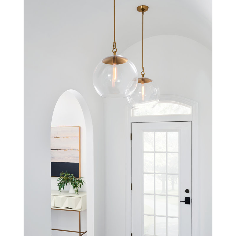 Bronsyn 1 - Light Single Pendant, Burnished Brass