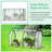 3.95' W x 1.79' D Mini Greenhouse