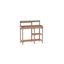 Wooden Outdoor Potting Bench with Sink, Garden Workstation Table with Open Shelves for Patio, Backyard & Garden