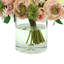 Ranunculus, Lilac And Rose Arrangement In A Glass With Bubble