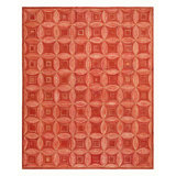 Flatweave Wool Geometric Area Rug