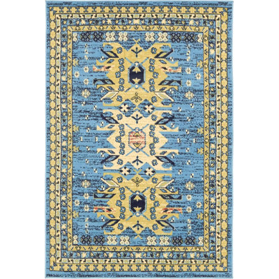 Tapis bleu Adonnis
