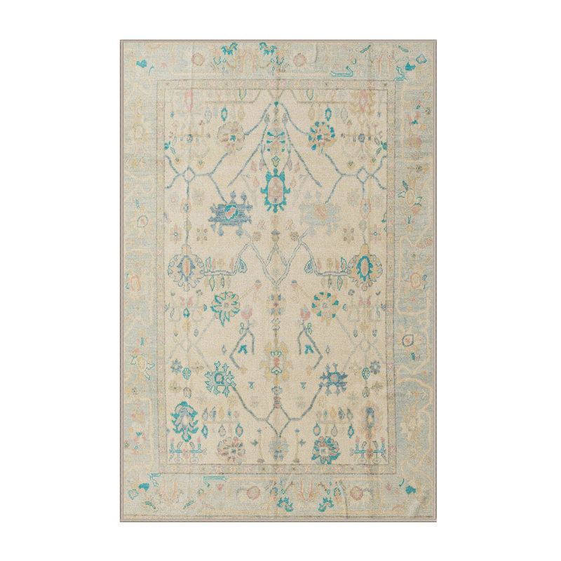 Tapis abstrait moderne 4935, Rectangle de 2 pi x 3 pi