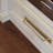 7 9/16‘’ Hole Pitch Sleek Bar Pull With G011 Backboard-Champagne Bronze-113411546-130704928