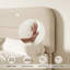 Ensemble de cadre de lit en tissu d'ameublement et de table de chevet Manfrid Boucle-1208817769-1208817773