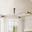 Davita Wrought Iron 3-Light Chandelier