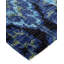 Tapis de couloir noir / bleu / bleu marine 2 pi 6 po x 10 pi 8 po Overyed