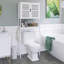 Hedia Freestanding Over the Toilet Storage-385772504