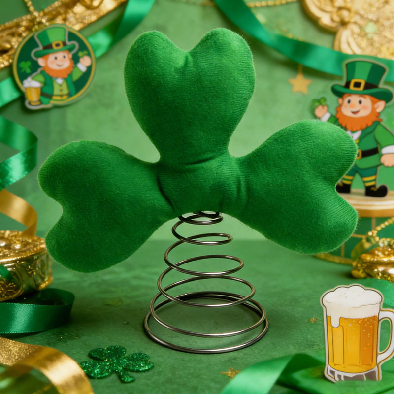 Cime d'arbre de Noël St Patrick's Day