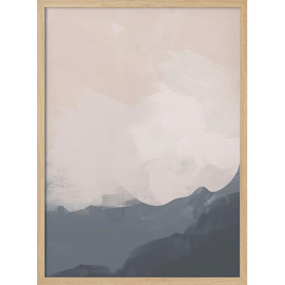 "Abtract Illustration1" Framed Textured Wall Art