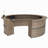 Peden U-Shaped Synthetic Laminate Reception Desk-1397934283
