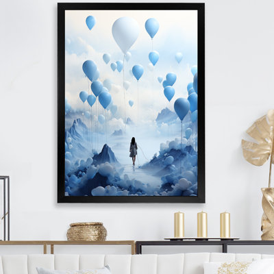 Sky Is The Limit Woman Motivation III - Motivation, art mural