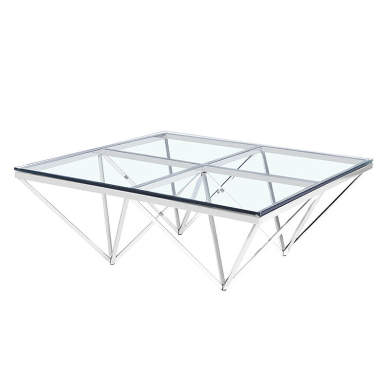 Kaitey Glass Top Coffee Table