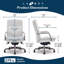 Opus Leather Swivel Executive Office Chair-282951752-282951750