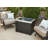 ProvidenceStainless Steel 32" x 20" Rectangular Gas Fire Pit Table​
