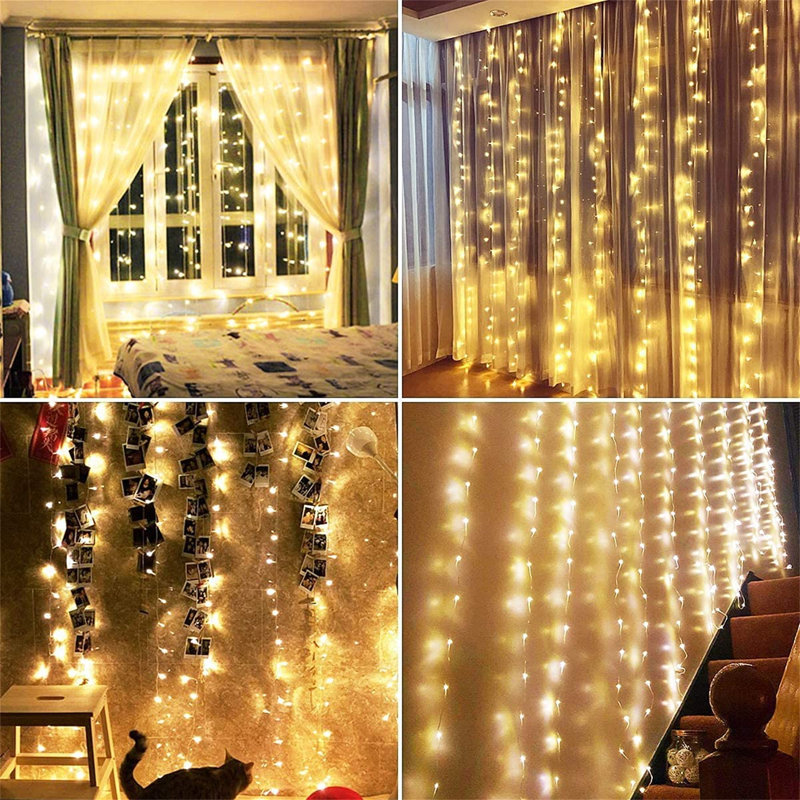 Brieana 300 - Bulb 300 cm Plug-in Curtain