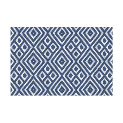Davanti Vinyl Floor Mat - Deep Blue Collection