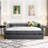 Full Size Upholstered Daybed With Two Drawers, Gray, Solid Build System Robust Base-659963080