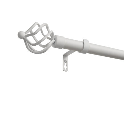  Ensemble de tringle à rideau avec embout de torche ajustable, réglable