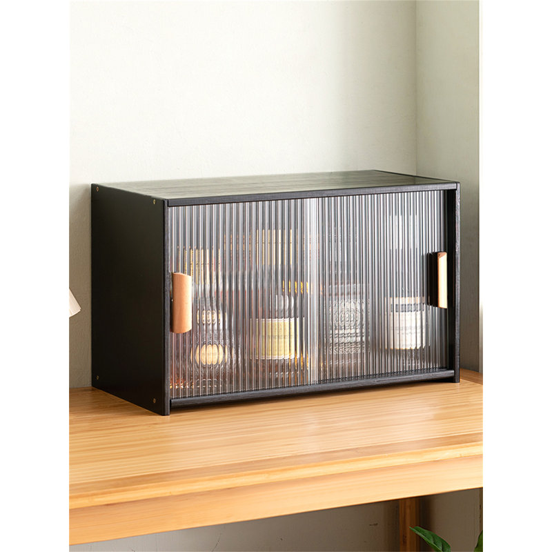 Support à vin de table Rusa - noir, H 13,38 po x l 17,71 po x P 11,02 po