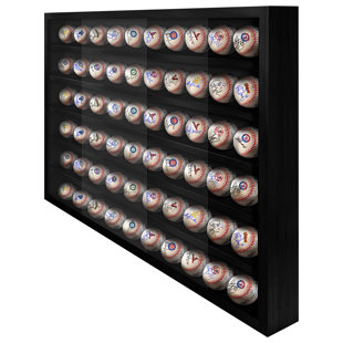 Présentoir de baseball PENNZONI, présentoir de hockey en acrylique, peut contenir 60 balles