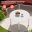  Ensemble de conversation pour patio pour 8 personnes en aluminium avec table-2068834003