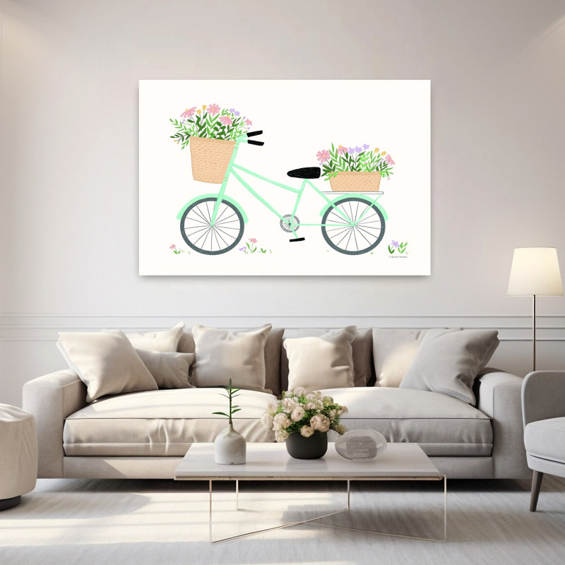 Art de fleur de printemps, H 40 po x l 60 po
