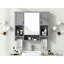 Armoire de rangement murale moderne, armoire de salle de bain murale avec miroir, armoire à pharmacie avec barre à serviettes-661730181