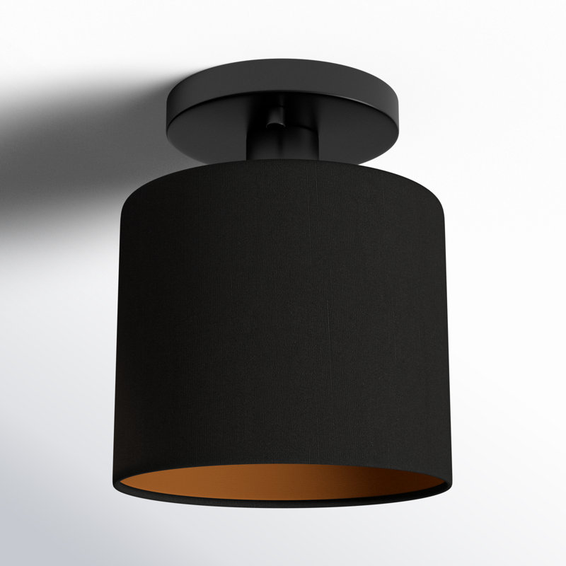 Saskia Fabric Semi Flush Mount