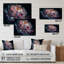 Pivoine rose et blanche en fleurs - art mural en acrylique pivoine pour le salon-101526105