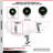 Poly on Cast Iron Caster Set with Ball Bearings 2 Swivel 2 Rigid_20S420-PUB-2-R-2-88911157