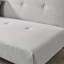 Tomson 2 Seater Sofa Bed Sleek Modern Minimalist Design - Luxury Upholstered Fabric Chesterfield-1442990415