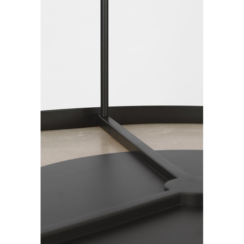 Anne-Marie Barton Armise 28" Drum Chandelier, Matte Carbon